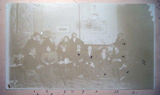 1898 Two Mounted Candid Photographs of Kentucky Politicians & Guests at Miss Luti Nare's Boarding House, By E.C. Wolff, Photographer, Frankfort, Ky.