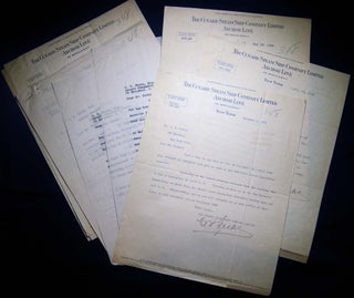 Item #027276 1925 - 1929 Group of Correspondence Between NY Financial Analyst Rutherford Hamilton...