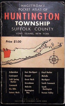 Item #027322 Circa 1940 Hagstrom's Pocket Atlas of Huntington Township Suffolk County Long...