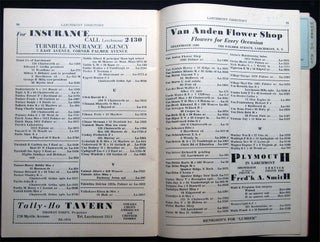 Larchmont Only Directory & Business Guide 1935 Winter 1936