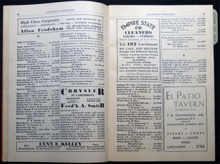 Larchmont Only Directory & Business Guide 1935 Winter 1936