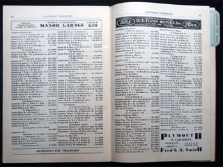 Larchmont Only Directory & Business Guide 1935 Winter 1936