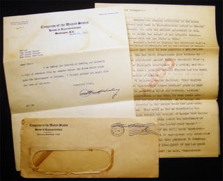 Item #027410 1940 Typed Letter Signed By Arthur Daniel Healey (1889 - 1948) U.S. Congressman to...