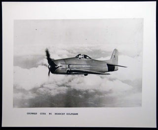 Item #027465 Photograph of Grumman G58A # 6 Bearcat Gulfhawk Noted on back as Flown By Al...