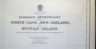Item #027511 Bismarck Archipelago Sheet 3 North Cape, New Ireland, to Wuvulu Island Compiled from...