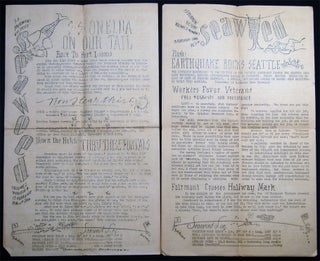 1946 Eight Issues of the Illustrated Shipboard Published Newsletter "Seaweed" of the S.S. Fairmont Victory