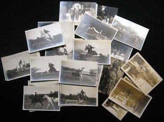 Item #027641 Circa 1920 Collection of Photographs of Horse Show Jumping & Other Equestrian...