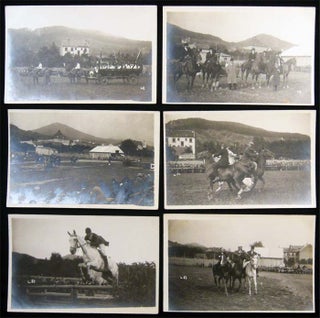 Circa 1920 Collection of Photographs of Horse Show Jumping & Other Equestrian Activities in Germany; Celebrity Attendees Including Rothschild, Furstenberg, Krupp, Schutzendorf.