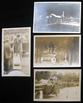Circa 1920 Collection of Photographs of Horse Show Jumping & Other Equestrian Activities in Germany; Celebrity Attendees Including Rothschild, Furstenberg, Krupp, Schutzendorf.