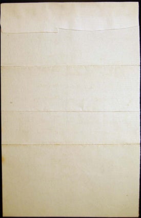 1892 Autograph Note Signed by British Painter Charles Trevor Garland (1855 -1906)