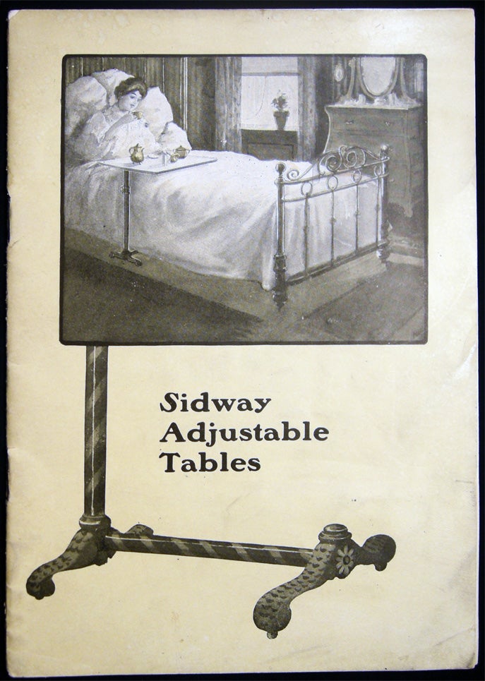 Item #027690 Sidway Adjustable Tables And Curtis Folding Card Tables. Americana - 20th Century - Business History - Sidway Manufcturing Co.
