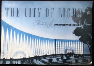 Item #027774 The City of Light On the Plaza of Light at the New York World's Fair 1939. Americana...