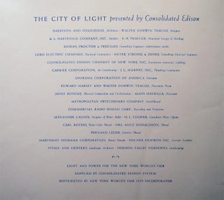The City of Light On the Plaza of Light at the New York World's Fair 1939
