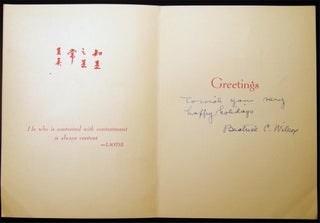 Ladies Embroidering Greetings Card Sold for the Benefit of the War Orphans Chinese Women's Relief Association Inc.