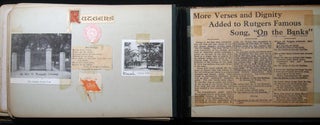 1894 - 1895 Scrapbook of Rutgers Graduate Irving Scott Tompkins During His Studies at the University of Halle Germany & Other Ephemera.