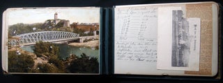 1894 - 1895 Scrapbook of Rutgers Graduate Irving Scott Tompkins During His Studies at the University of Halle Germany & Other Ephemera.