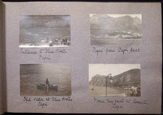 1910 Photograph Album of Mary Holley Brooks, Touring Italy & The Riviera: Naples, Amalfi, Capri, Rome, Florence, Venice, Milan; Monte Carlo & Nice; & the S.S. Berlin.
