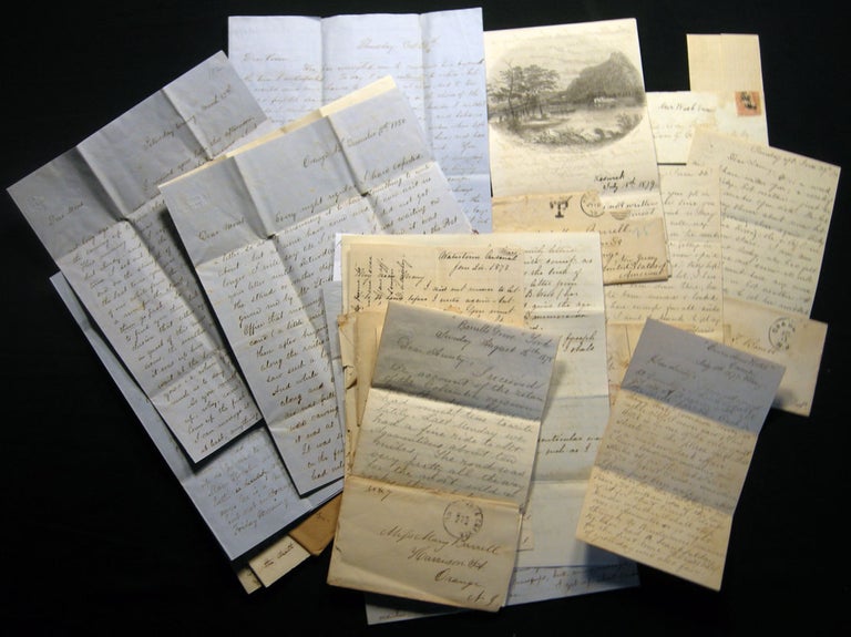 Item #027868 1850 - 1879 Collection of Letters of the Barrell Family of New Jersey & New York: Family, Friends, Genealogy & News; Farming and Travel. Americana - 19th Century - Manuscript Correspondence - Barrell Family.