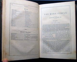 The Home Circle: A Monthly Periodical, Devoted to Religion and Literature. Edited By L.D. Huston. Vol. I