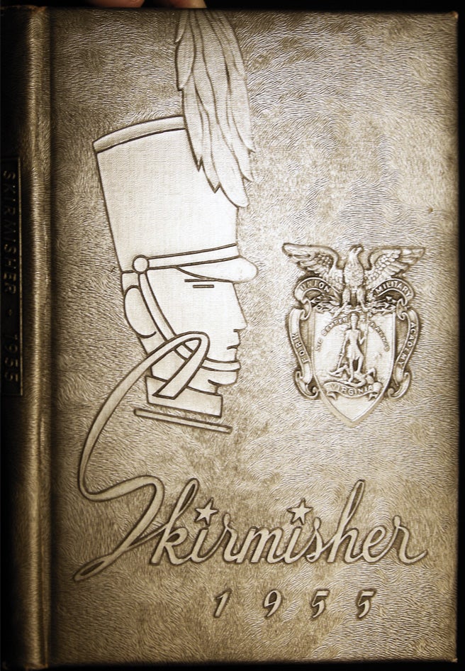 Item #027907 The 1955 Skirmisher Published Annually By the Cadet Corps of Fork Union Military Academy Fork Union, Virginia. Americana - 20th Century - Yearbook - Fork Union Military Academy - Virginia.