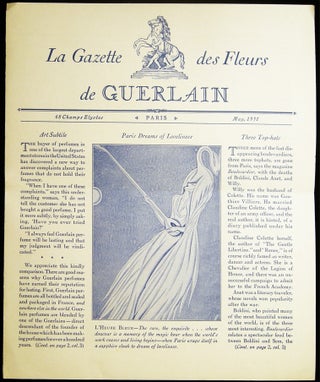 Item #027918 La Gazette Des Fleurs De Guerlain May, 1931. France - Perfume Industry - Periodical...