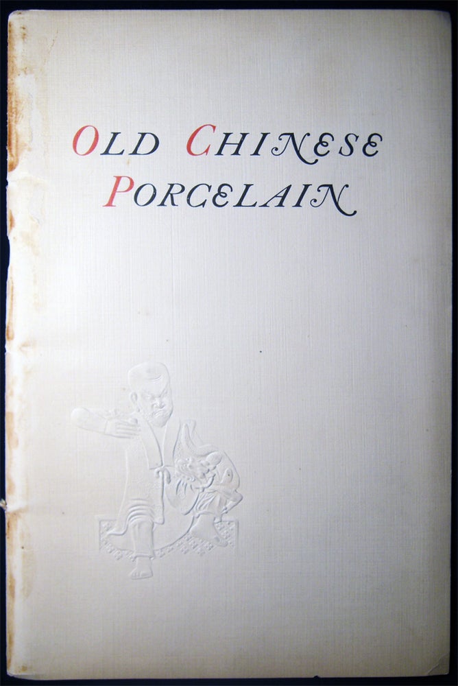 Item #028136 Old Chinese Porcelain Gorer 170 New Bond Street, London, W. Decorative Arts - Chinese Porcelain - Business History - Gorer.