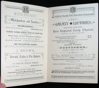 1883 Second Season 1883 Galaxy Lectures