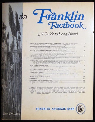 Item #028227 1971 Franklin Factbook A Guide to Long Island. Americana - 20th Century - Long...