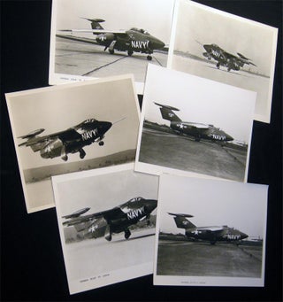 Item #028295 Group of Press Photographs of the Grumman XF10F Jaguar Jet. Americana - 20th Century...
