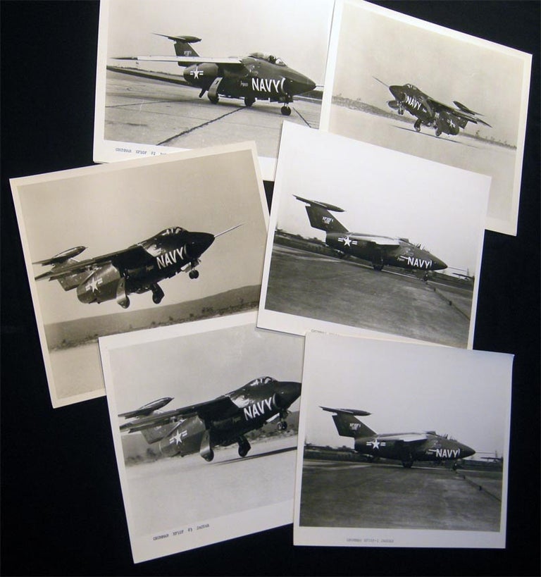 Item #028295 Group of Press Photographs of the Grumman XF10F Jaguar Jet. Americana - 20th Century - Aviation History - Grumman.