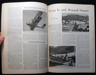 1937 Popular Aviation Including Southern Aviation and Aeronautics. A Magazine for the Promotion of Amateur Aviation and Private Flying. Two Issues: June and November