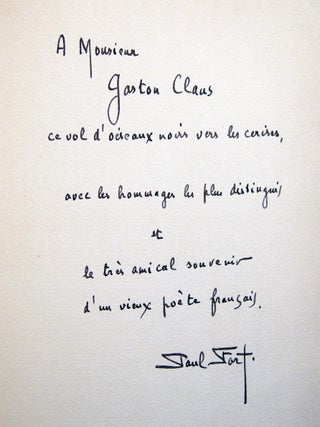 Vol d'Oiseaux Noirs Au Temps Des Cerises