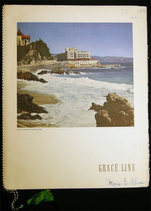 1952 - 1958 A Group of Four Menus for Pan American Day Banquets in San Francisco California, Sponsored By Grace Line Shipping