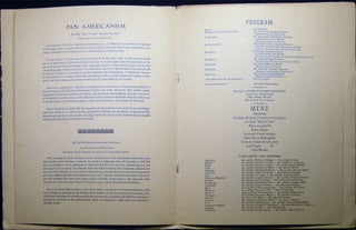 1952 - 1958 A Group of Four Menus for Pan American Day Banquets in San Francisco California, Sponsored By Grace Line Shipping