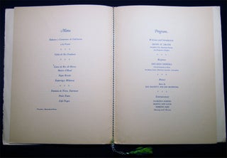 1952 - 1958 A Group of Four Menus for Pan American Day Banquets in San Francisco California, Sponsored By Grace Line Shipping