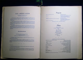 1952 - 1958 A Group of Four Menus for Pan American Day Banquets in San Francisco California, Sponsored By Grace Line Shipping