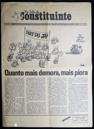 Na Luta Da PT Constituinte Orgao Informativo Da Bancada Do Partido Dos Trabalhadores - Brasilia, Brazil - 20th Century -.