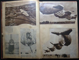 Circa 1940 Scrapbook of Warplanes of the World at the Beginning of World War II