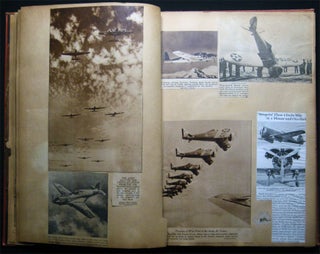 Circa 1940 Scrapbook of Warplanes of the World at the Beginning of World War II
