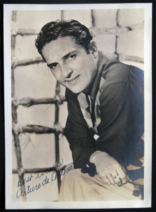 Item #028535 Circa 1945 Inscribed and Signed Photograph of Arturo De Cordova. Americana - 20th...
