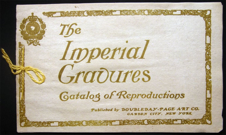 Item #028548 The Imperial Gravures Catalog of Reproductions. Americana - 20th Century - Printing History - Gravure - Doubleday-Page Art Co.