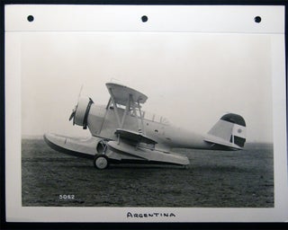 Item #028591 Circa 1930 Photograph of Grumman G-20 Amphibious Biplane Version of the JF -2 Duck...