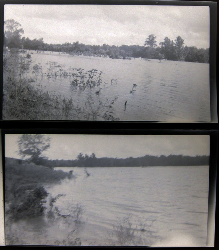 Item #028593 1933 Flood Baron Fork Labor Day Oklahoma Photographic Negatives. Americana - 20th Century - Photography - Oklahoma - Baron Fork.