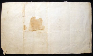 1820 Manuscript Receipt for Services Rendered to Mrs. Tappin for Teaching James and John and Wood Money for Both