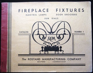 Fireplace Fixtures Electric Lamps Door Knockers Sun Dials Catalog Number 7 The Rostand. Americana - 20th Century -.