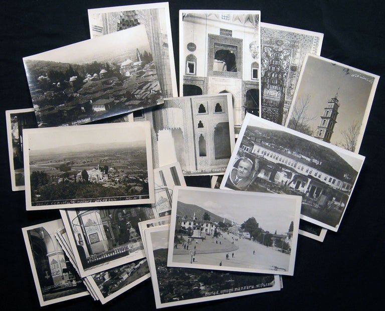Item #028630 1935 Collection of Real Photo Postcards of Bursa and Assos Turkey. Turkey - Photography - 20th Century - Bursa - Assos.