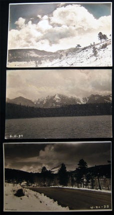 1935 - 1941 Collection of Hand-Colored Photographs of the Mountains of Colorado