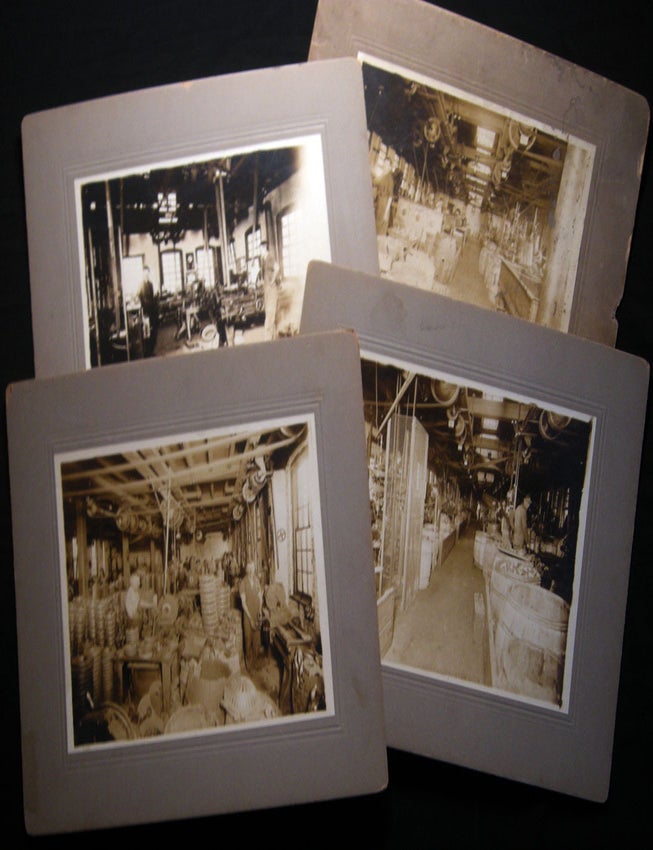 Item #028634 Circa 1910 Machine Shop Photographs. Americana - 20th Century - Occupational Photography.