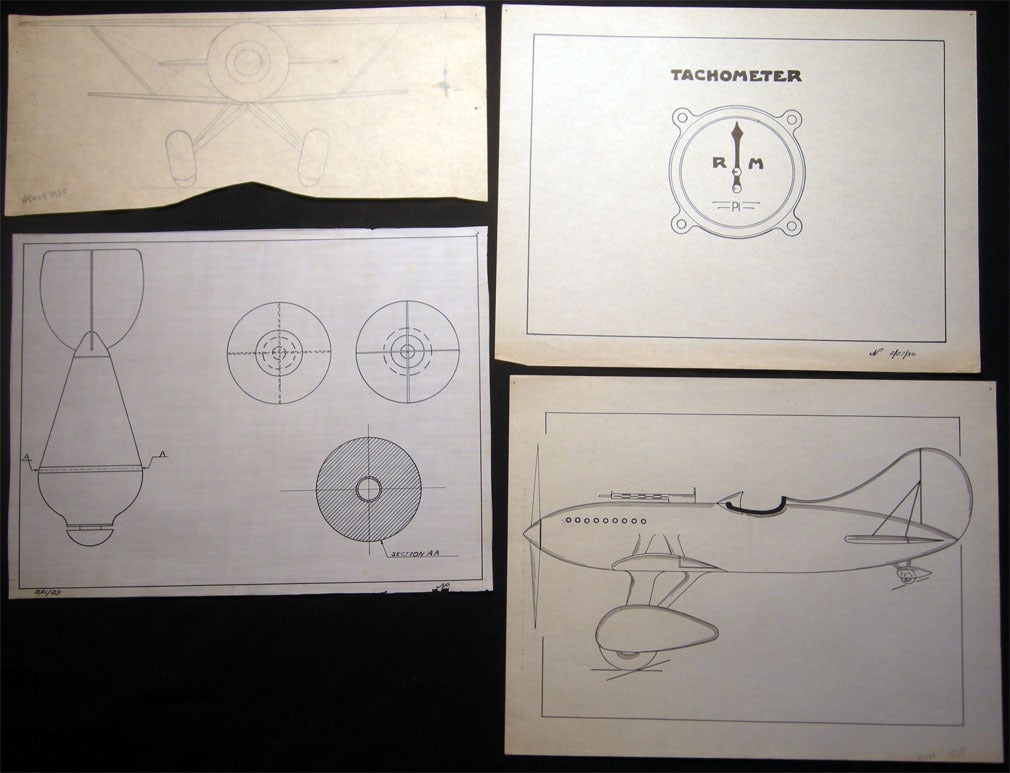 Afa Drawing Example Circa 1925 - 1935 Collection of Aviation Engineering Drawings ...