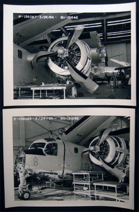 1964 Series of Photographs of Damaged Parts and Systems of a Grumman S-2F Tracker Airplane After a Water Landing.